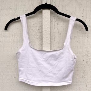 TNA square neck crop top